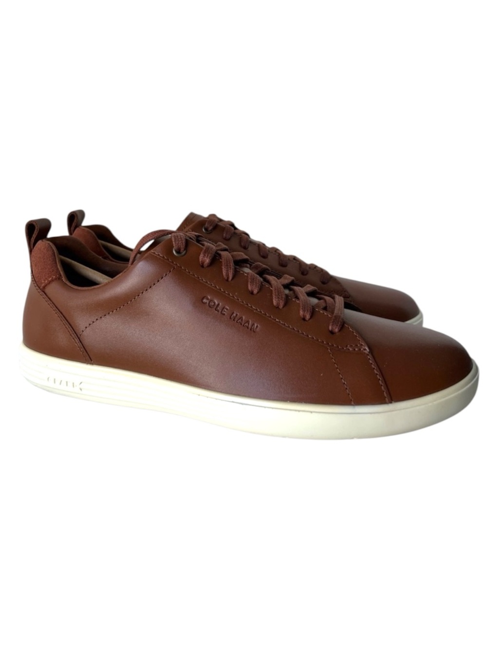 BNIB Cole Haan Tan Leather Grand Plus Cross Court Sneaker 9.5